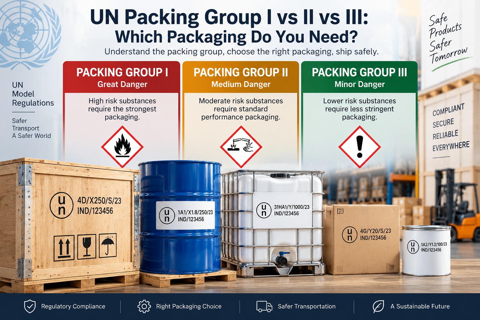 UN Packing Group I vs II vs III: Which Packaging Do You Need?