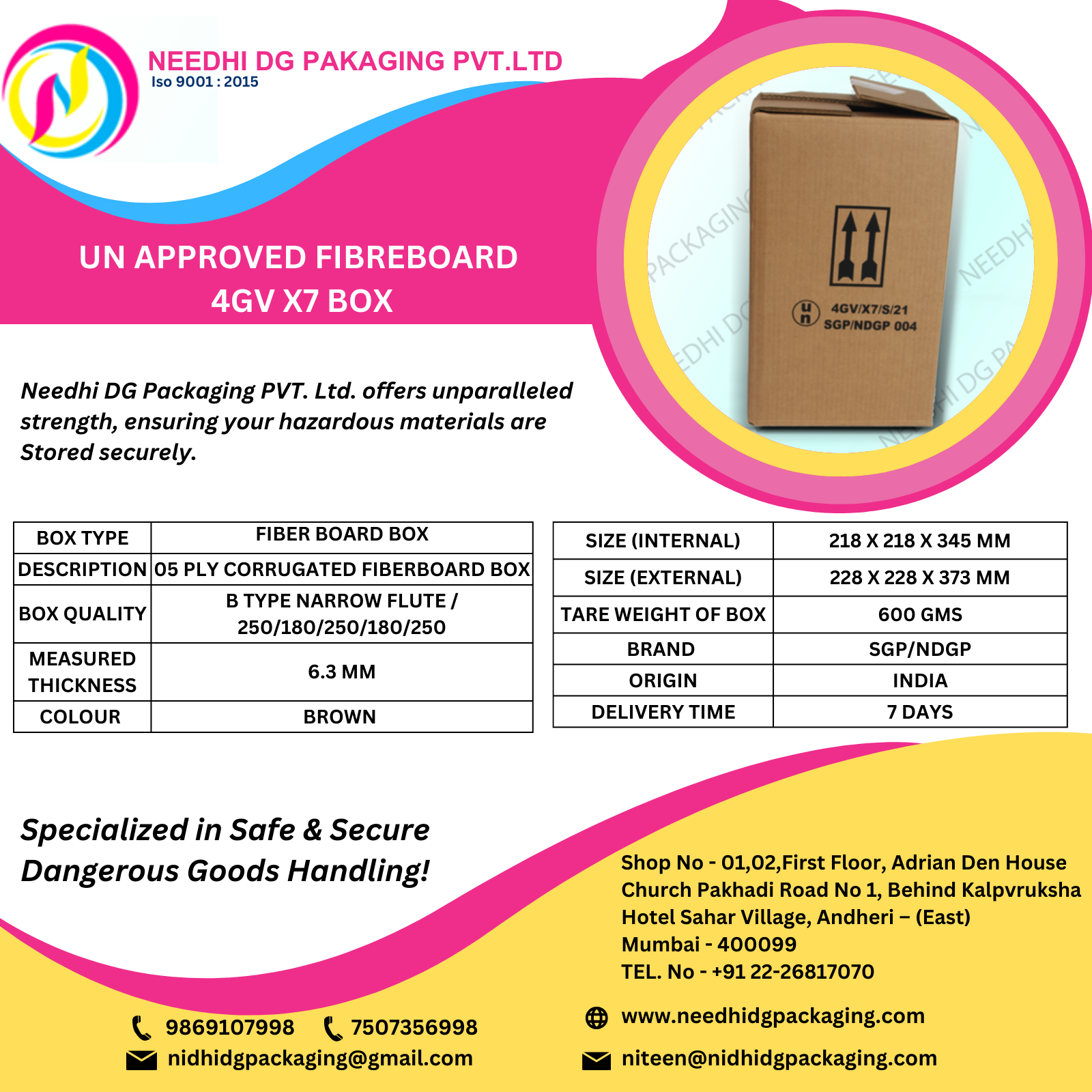 IIP Approved Package