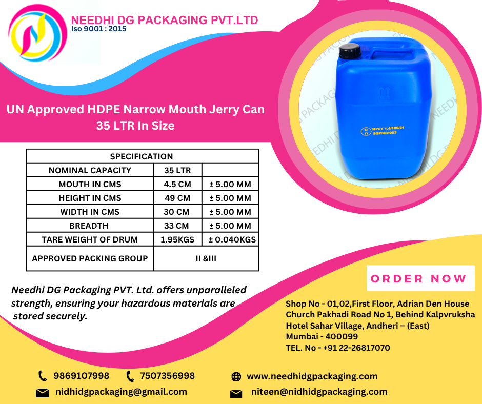 35 LTR Narrow Mouth Jerry Can