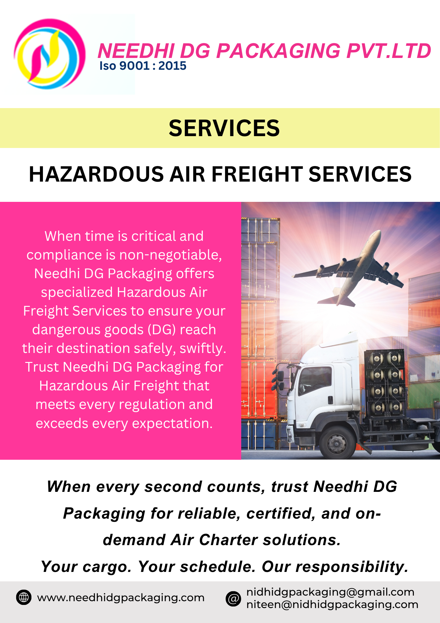 HAZARDOUS AIR FREIGHT SERVICES 